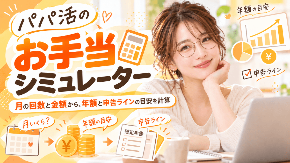 パパ活のお手当シミュレーター